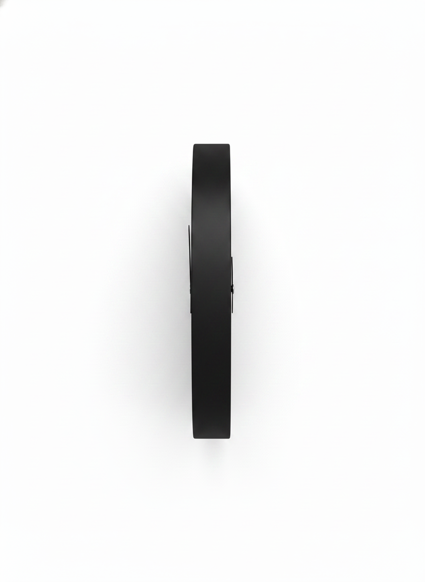 Modern Black Wall Clock