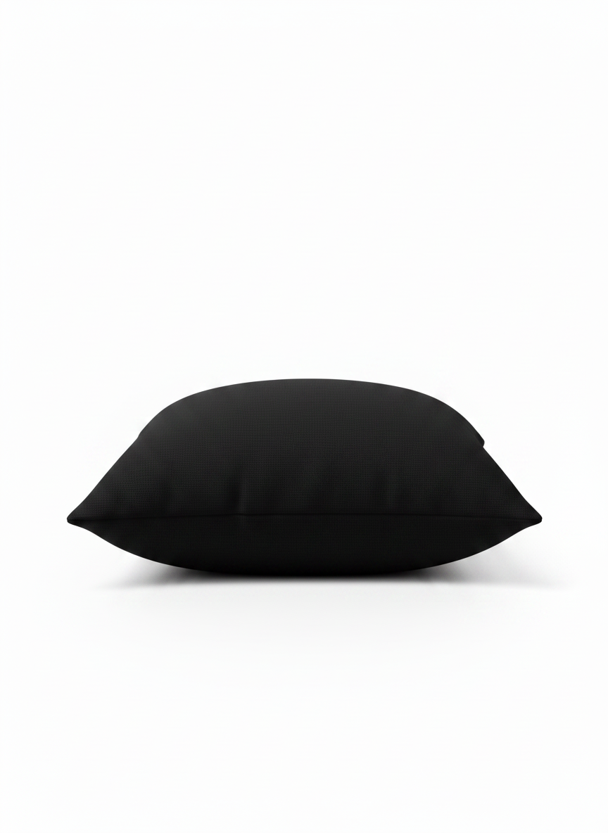 Black Modern Pillow