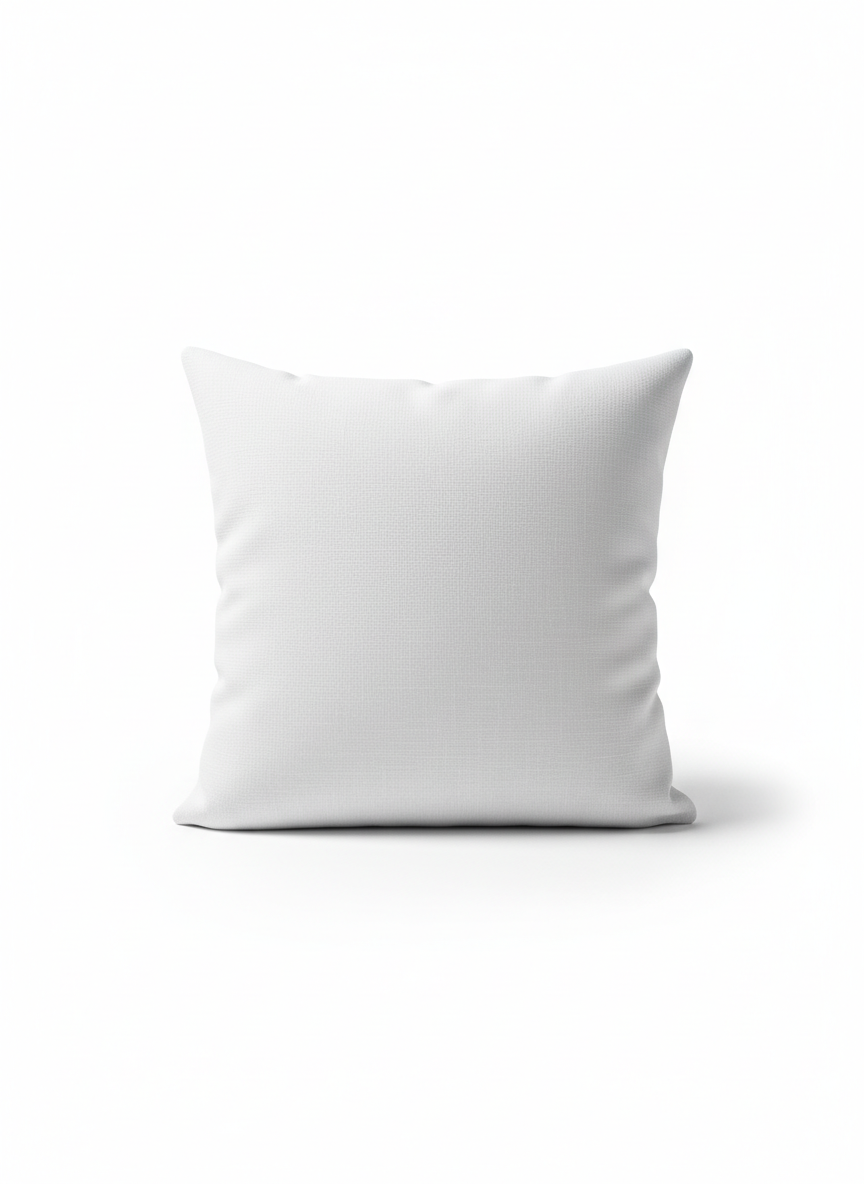 White Minimal Pillow