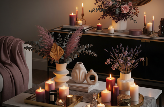 Creating a Cozy Atmosphere With Candles, Florals, and Decorative Accents