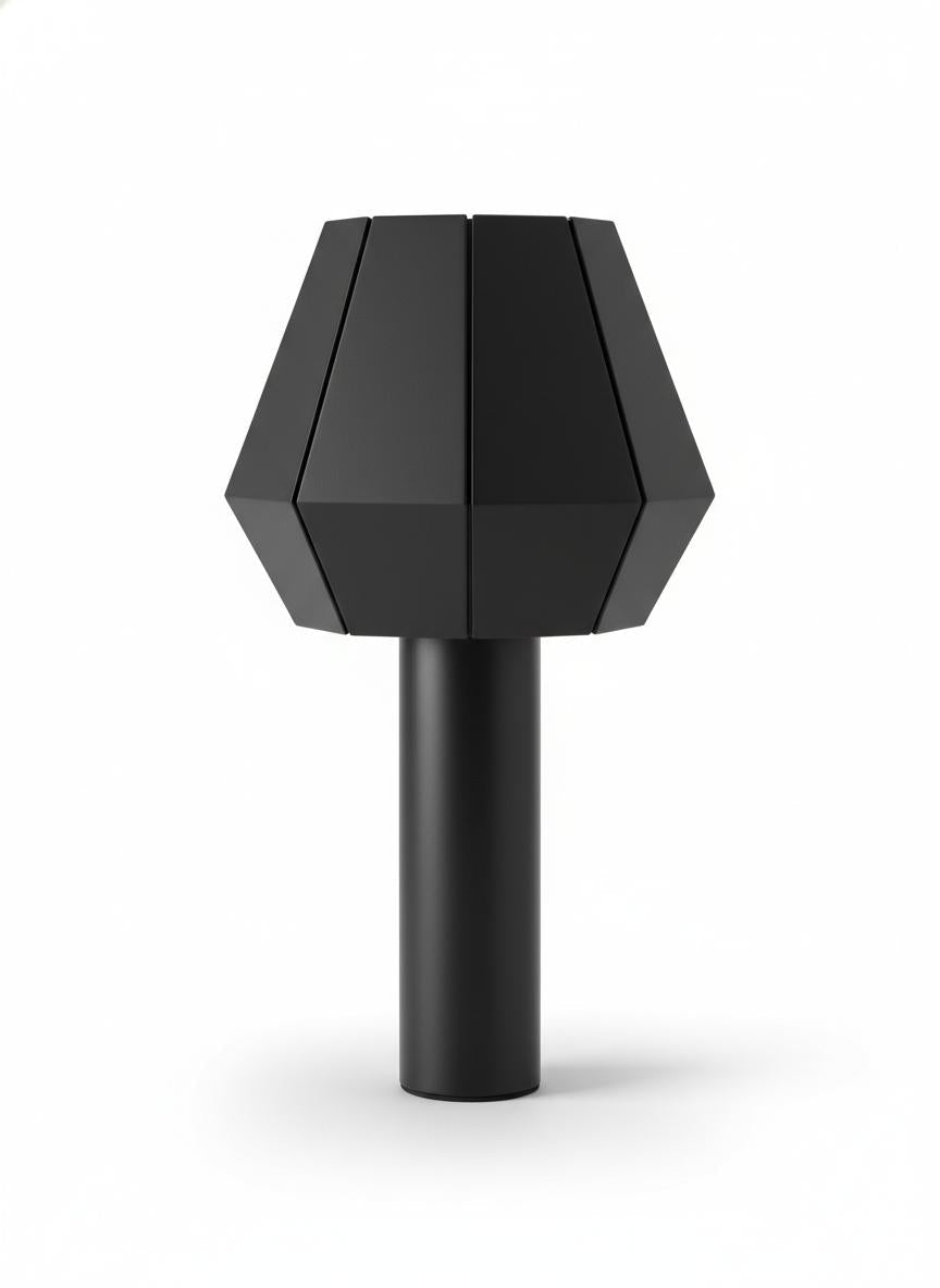 Black Modern Table Lamp - Black