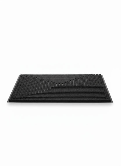 Black Minimal Doormat