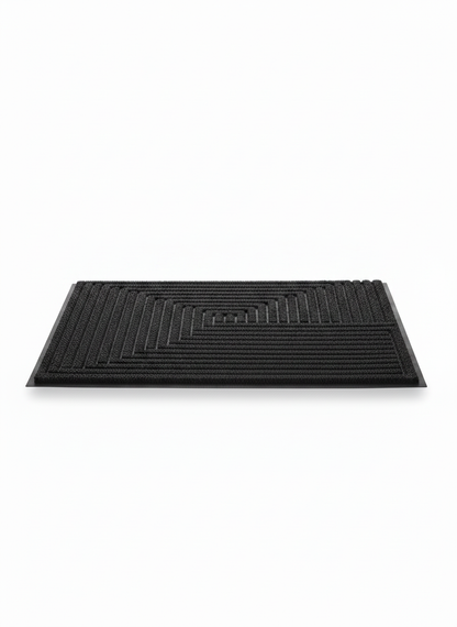 Black Minimal Doormat