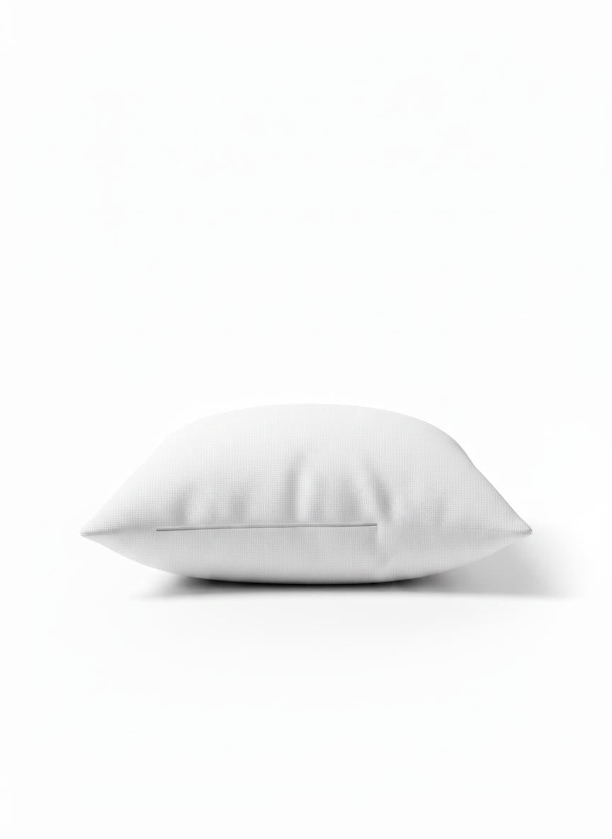 White Minimal Pillow - White