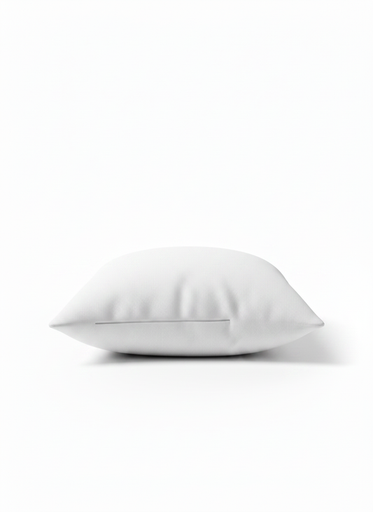 White Minimal Pillow