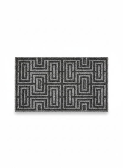 Grey Geometric Doormat