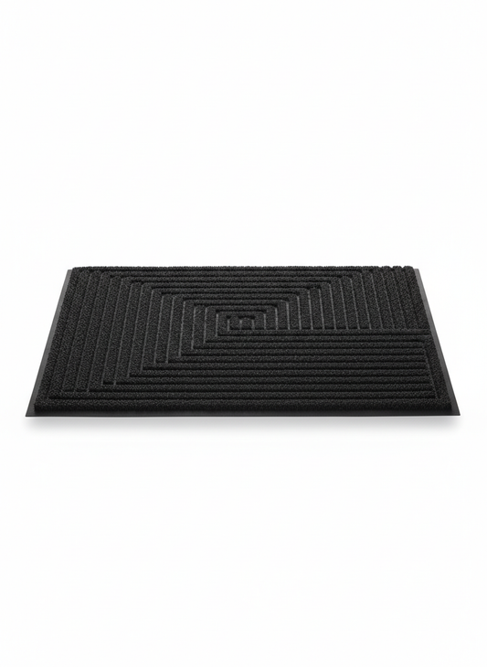 Black Minimal Doormat