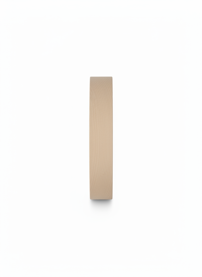 Beige Wood Wall Clock