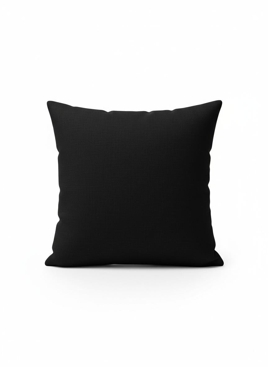 Black Modern Pillow - Black