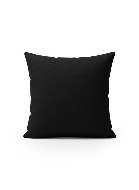 Black Modern Pillow