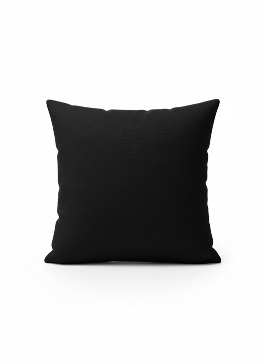 Black Modern Pillow