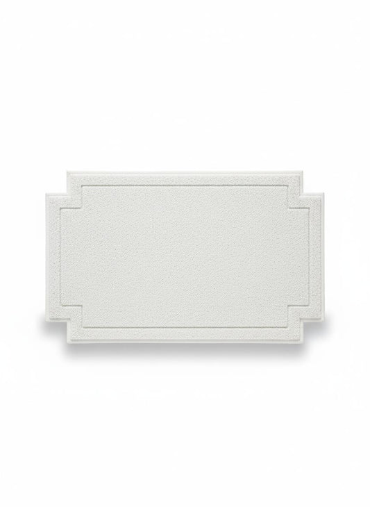 White Modern Doormat