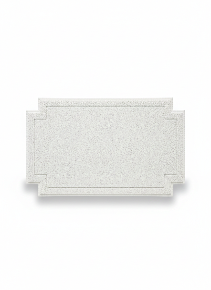 White Modern Doormat