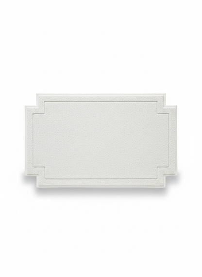 White Modern Doormat