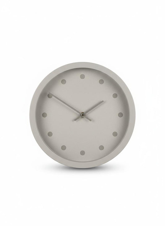 Gray Minimal Wall Clock